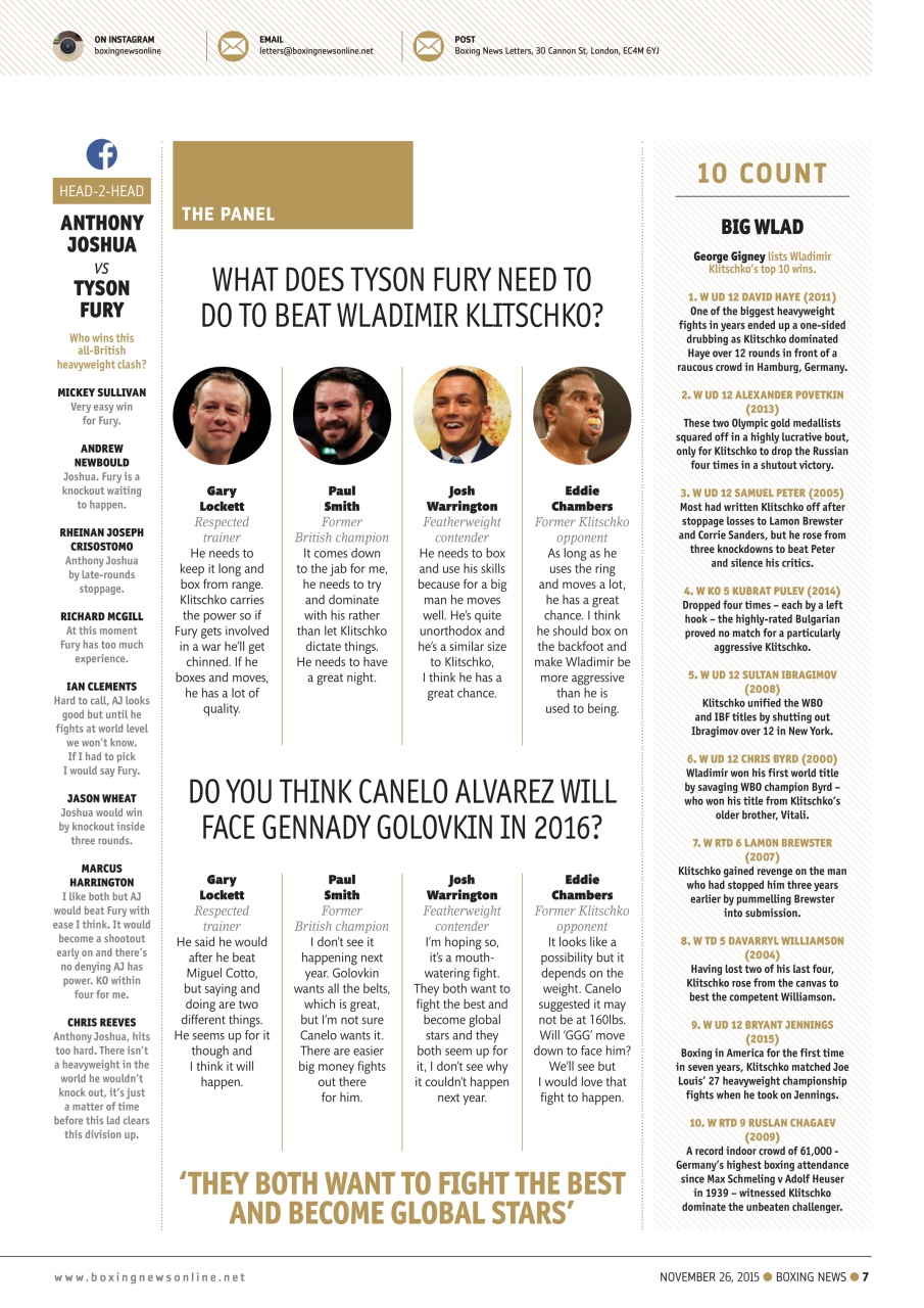 Boxing News Preview Pages