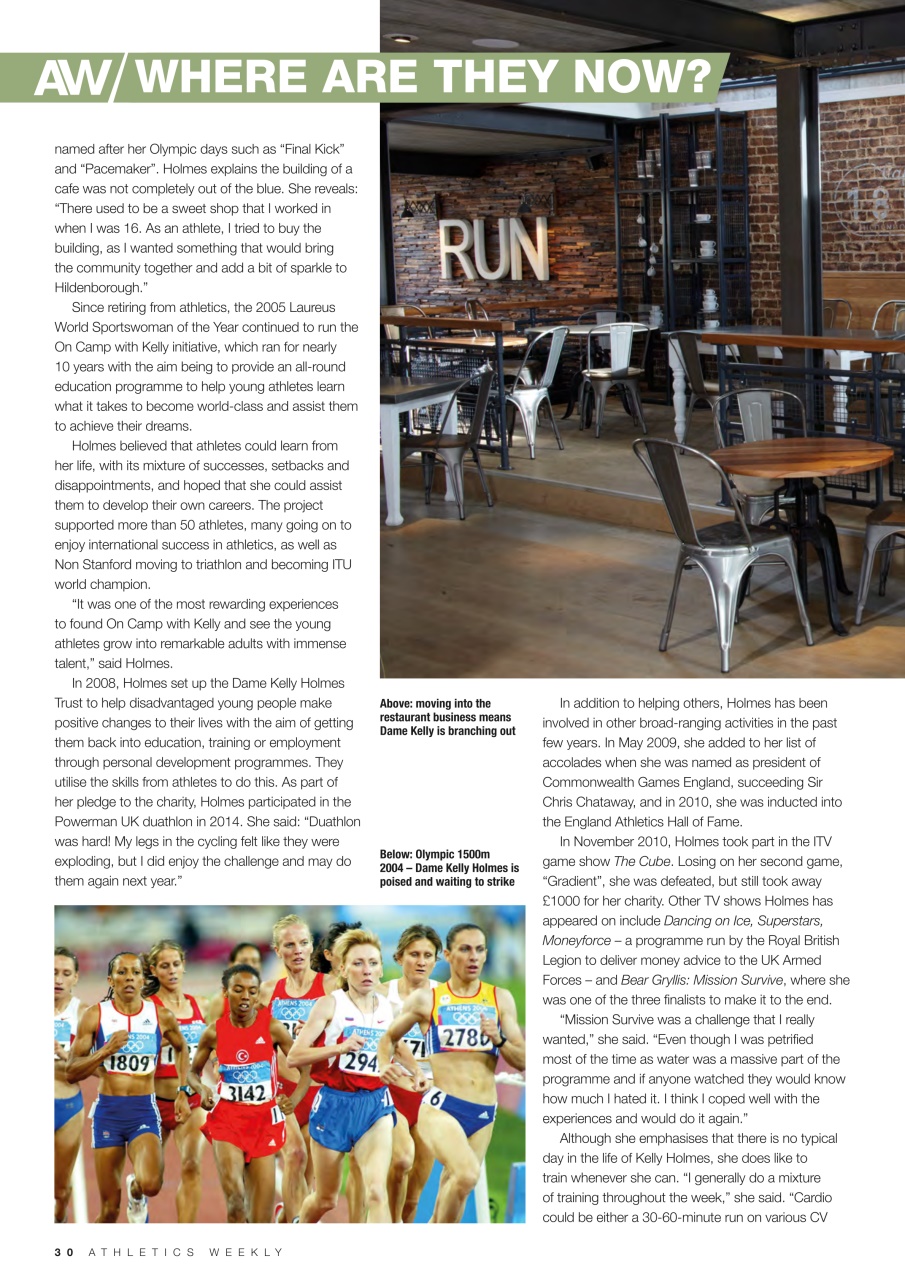 AW – Athletics Weekly Magazine Preview Pages