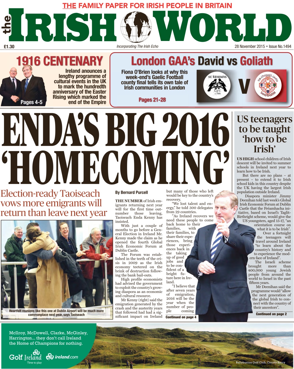 Irish World Preview Pages