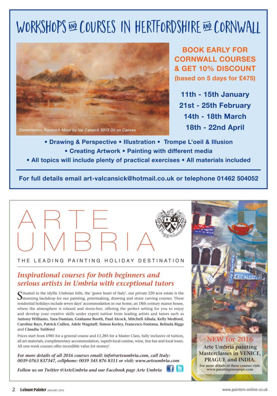 Leisure Painter & The Artist Preview Pages