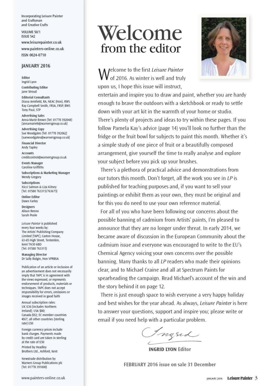 Leisure Painter & The Artist Preview Pages