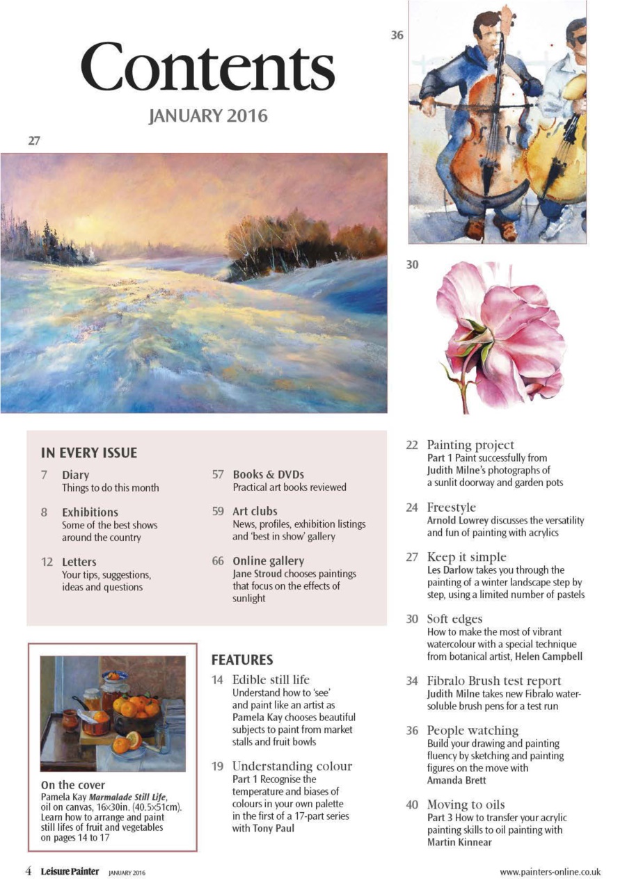 Leisure Painter & The Artist Preview Pages