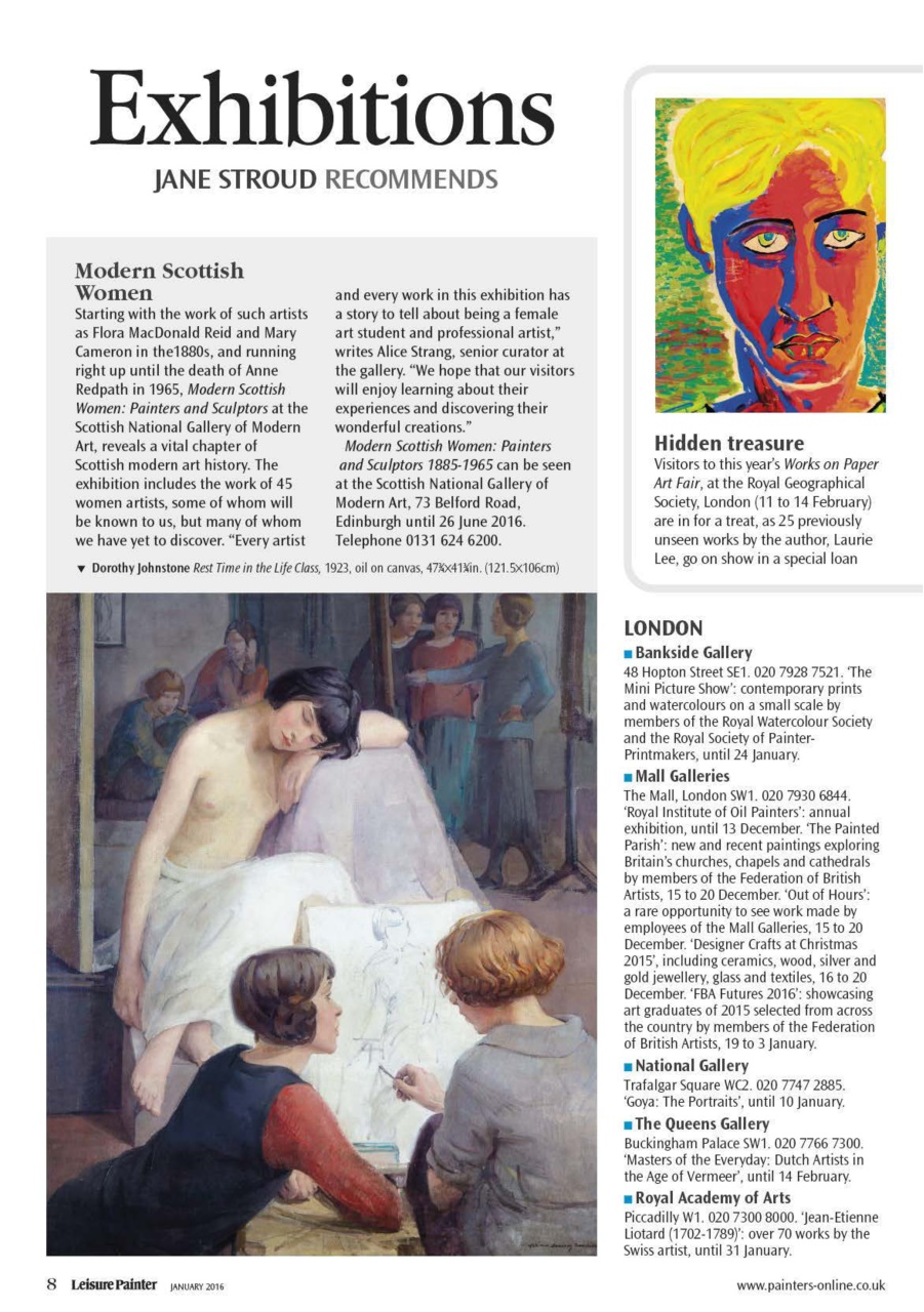 Leisure Painter & The Artist Preview Pages