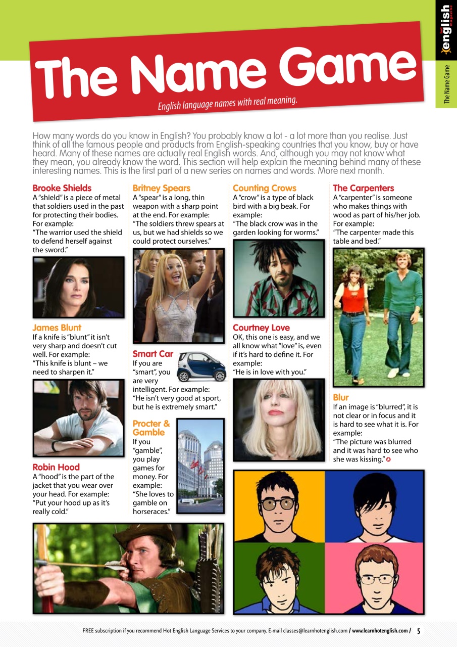 Learn Hot English Preview Pages