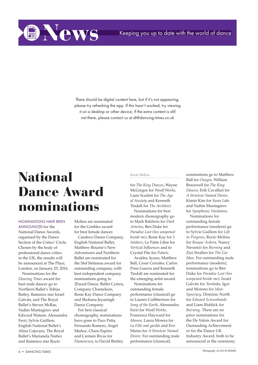 Dancing Times Preview Pages