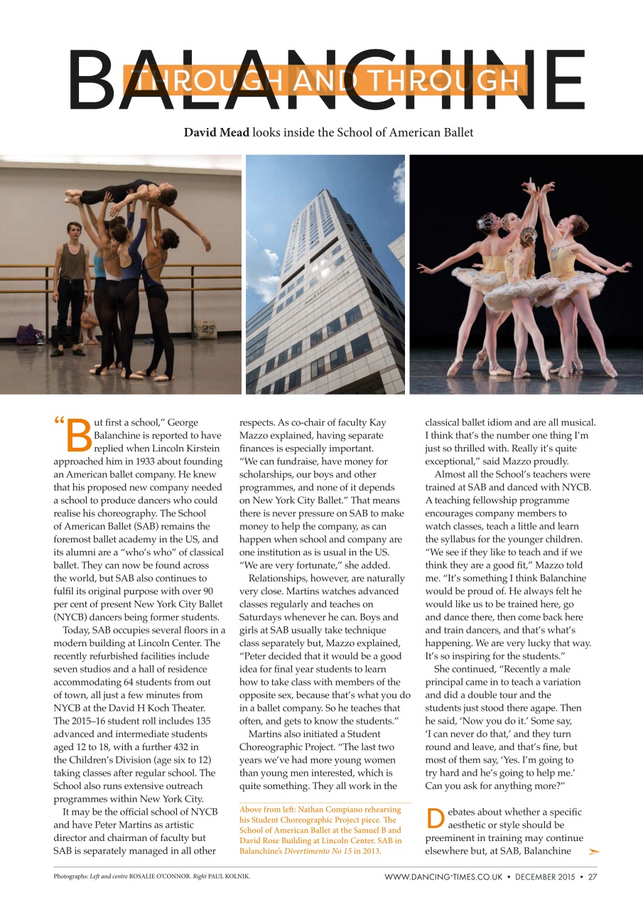 Dancing Times Preview Pages