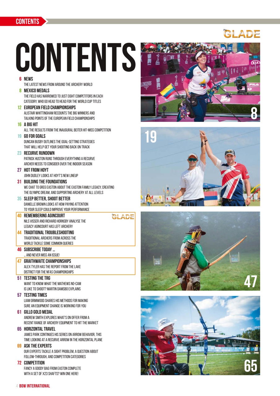 Bow International Preview Pages
