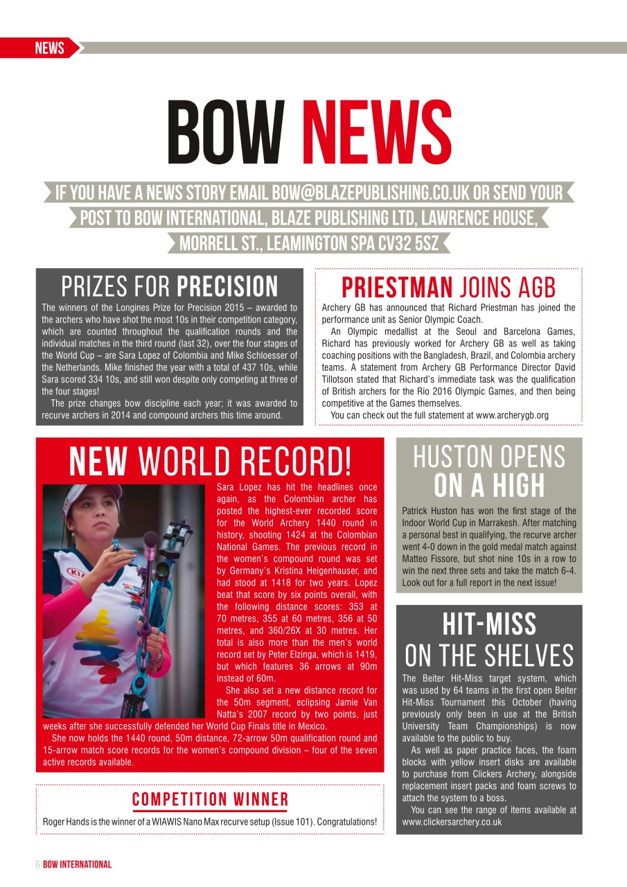 Bow International Preview Pages