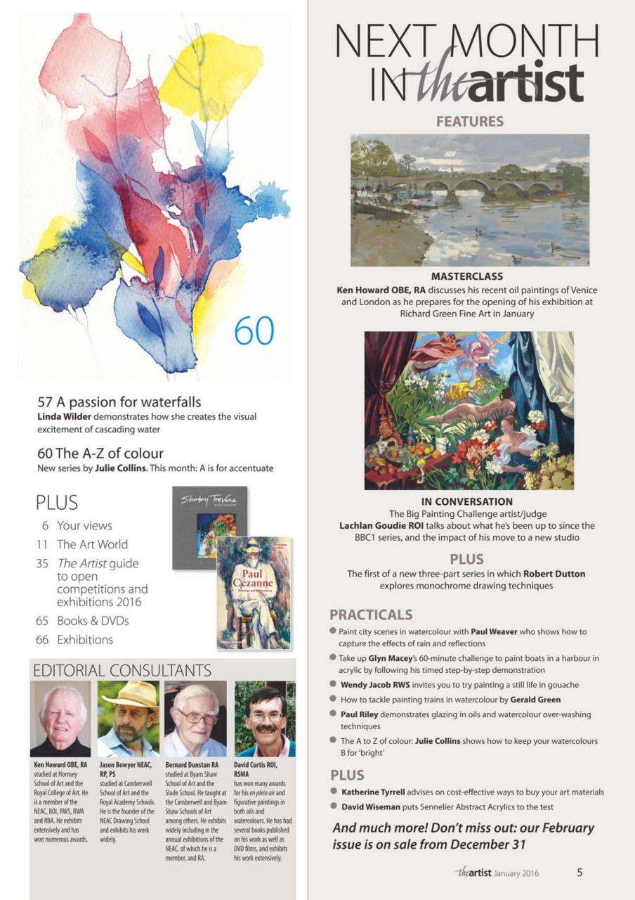 The Artist Preview Pages