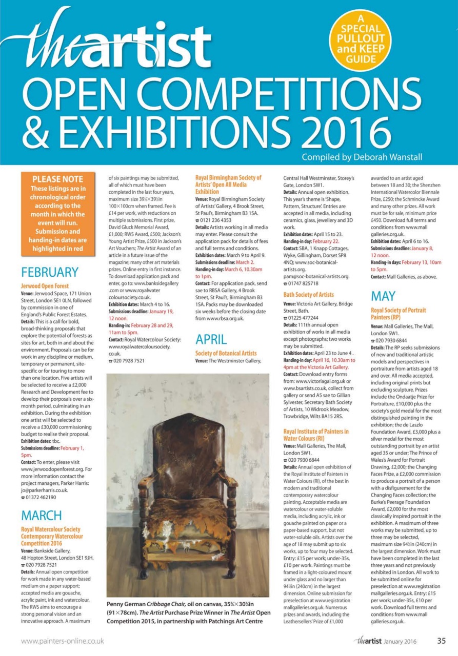 The Artist Preview Pages