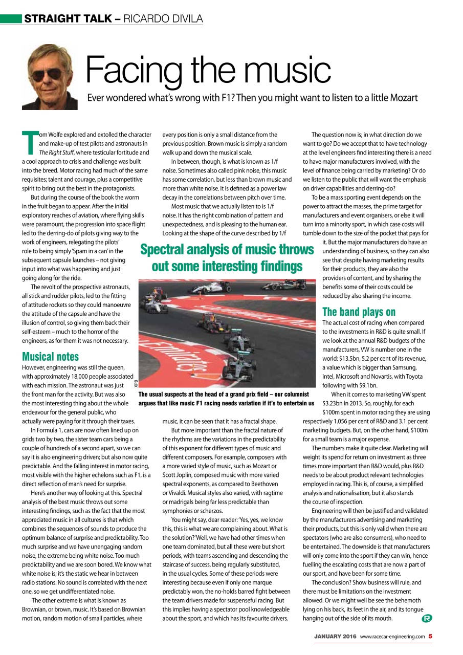 Racecar Engineering Preview Pages