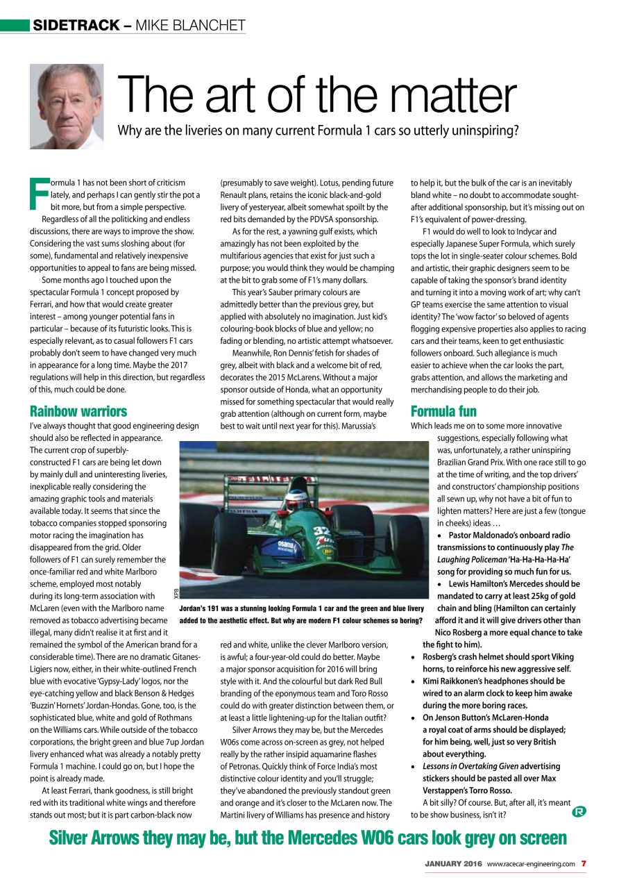 Racecar Engineering Preview Pages