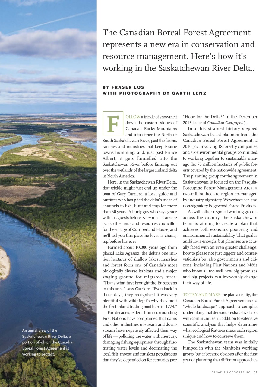 Canadian Geographic Preview Pages