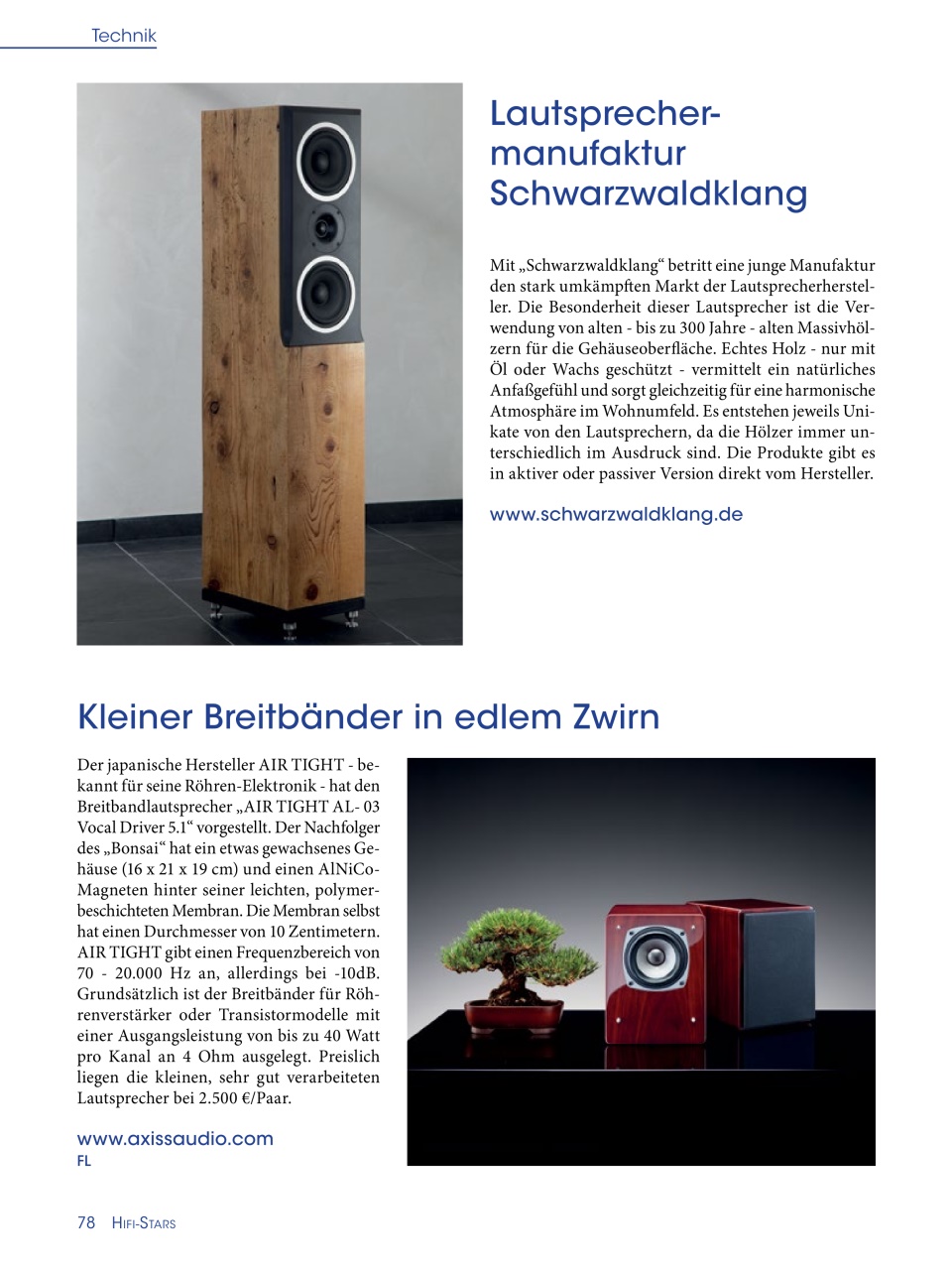 HiFi Stars Magazin Preview Pages