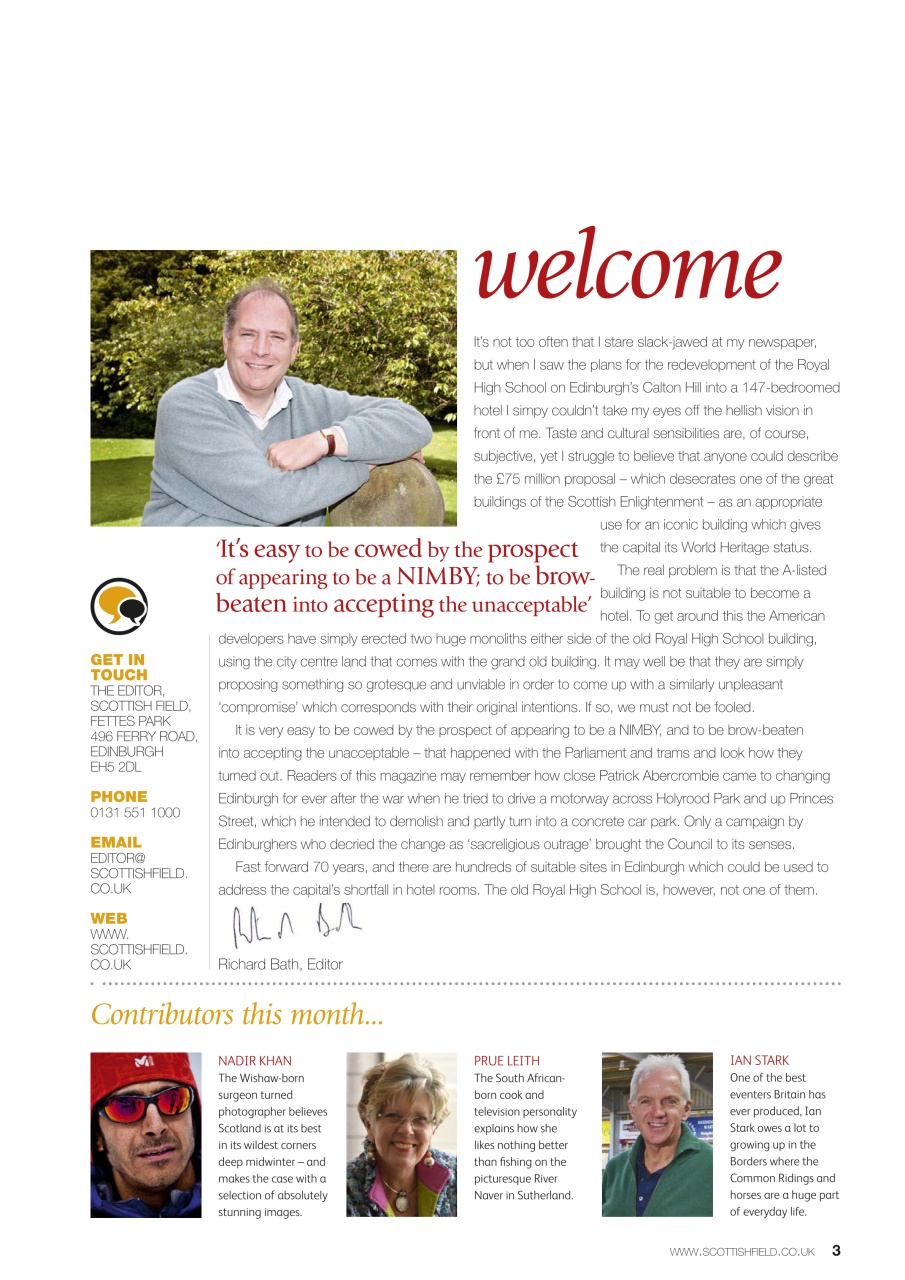 Scottish Field Preview Pages