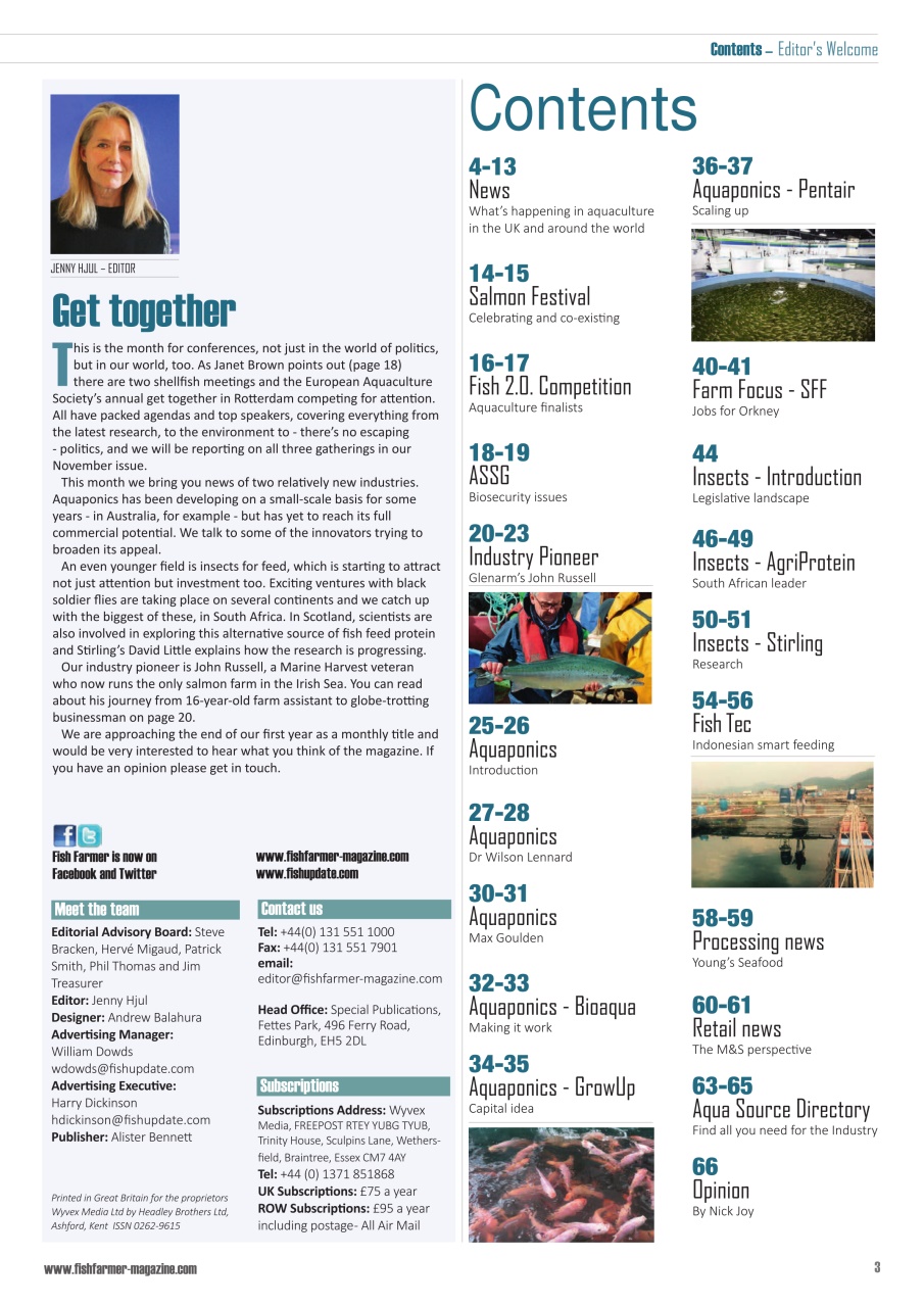 Fish Farmer Magazine Preview Pages