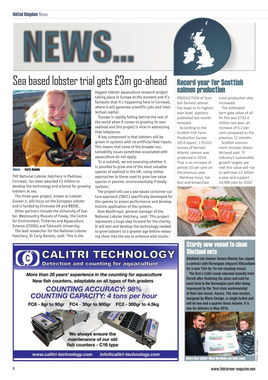 Fish Farmer Magazine Preview Pages