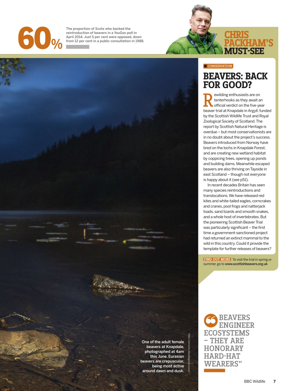 BBC Wildlife Magazine Preview Pages