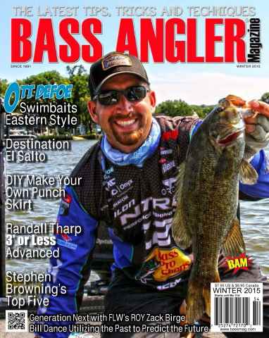 BASS ANGLER MAGAZINE issue Winter 2015