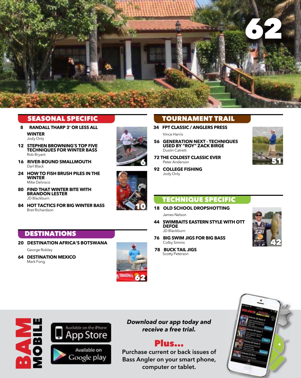 BASS ANGLER MAGAZINE Preview Pages