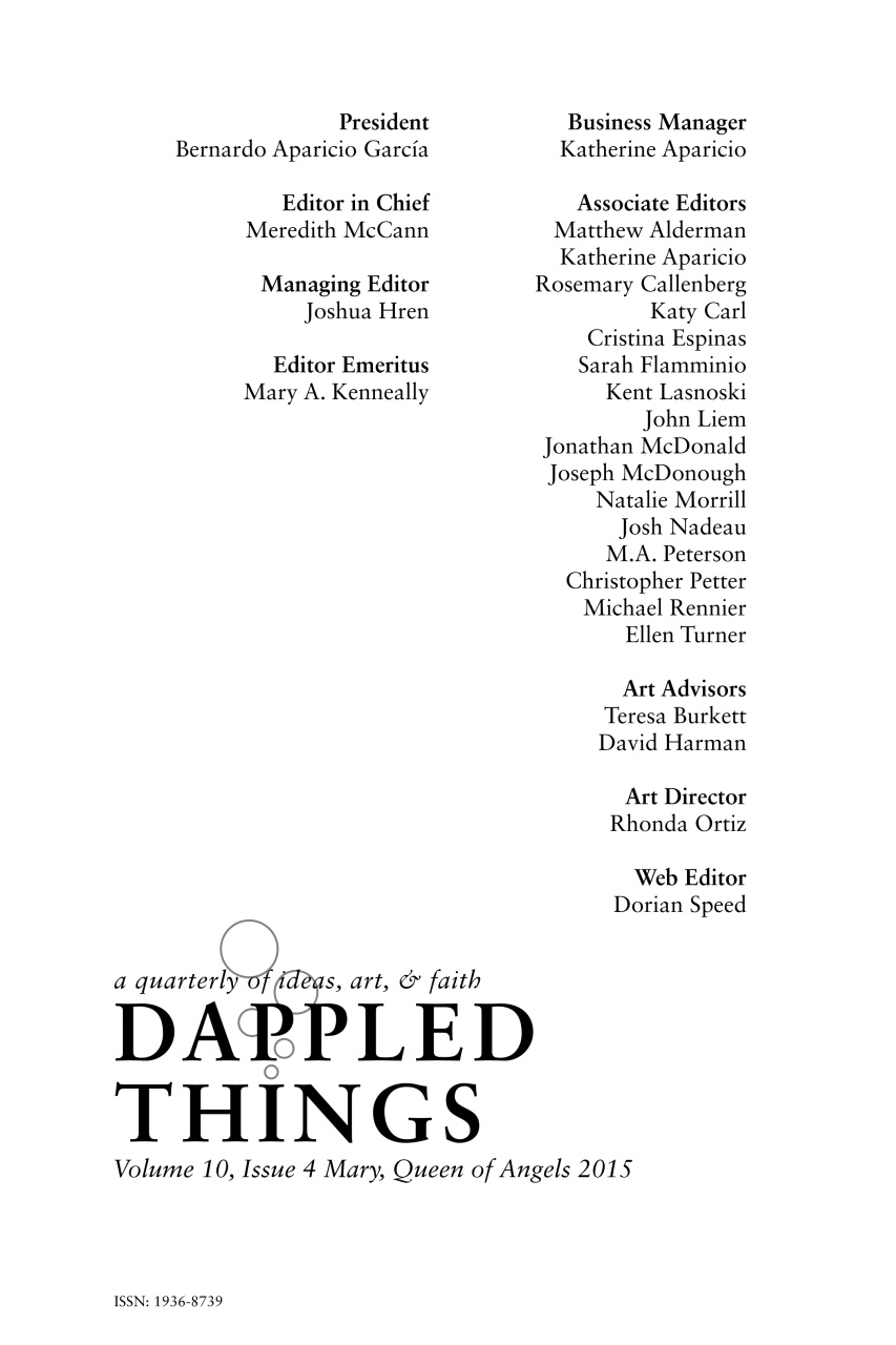 Dappled Things Preview Pages