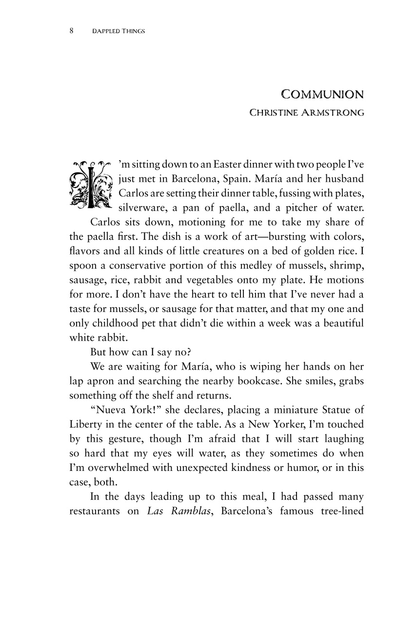 Dappled Things Preview Pages