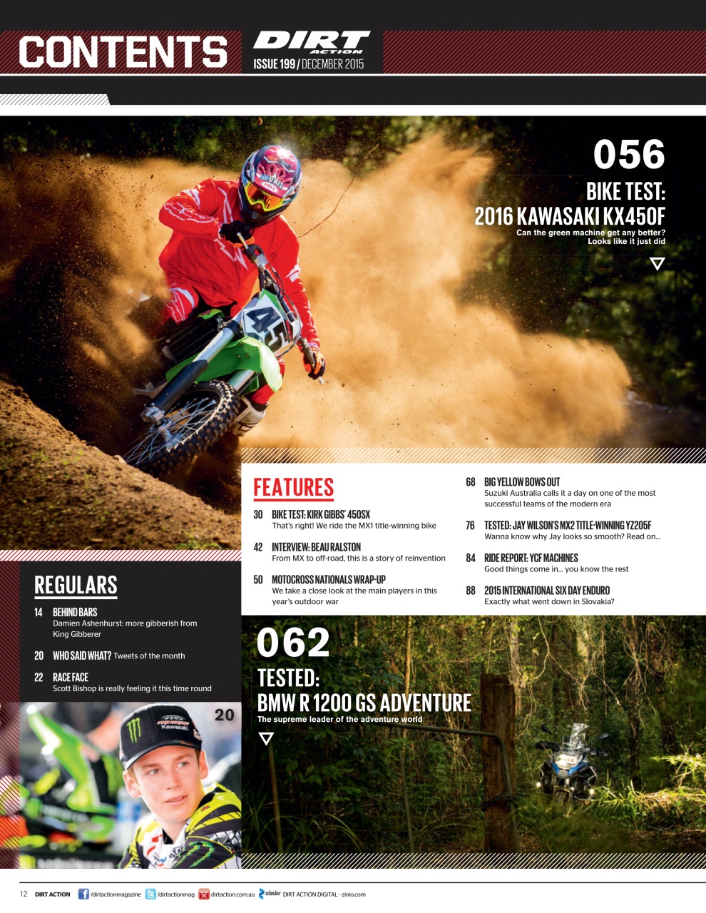 Dirt Action Preview Pages