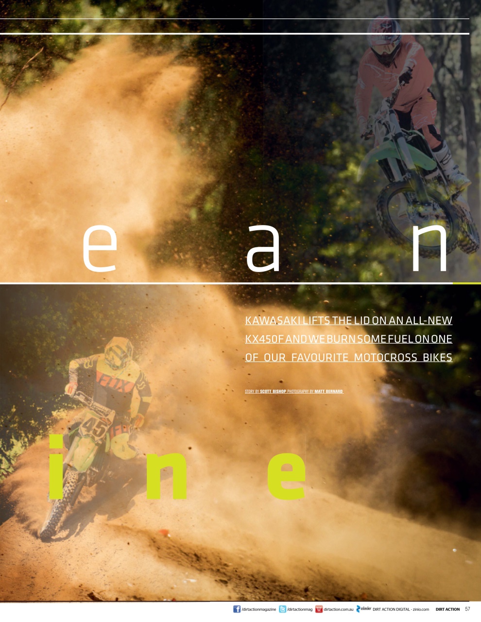 Dirt Action Preview Pages