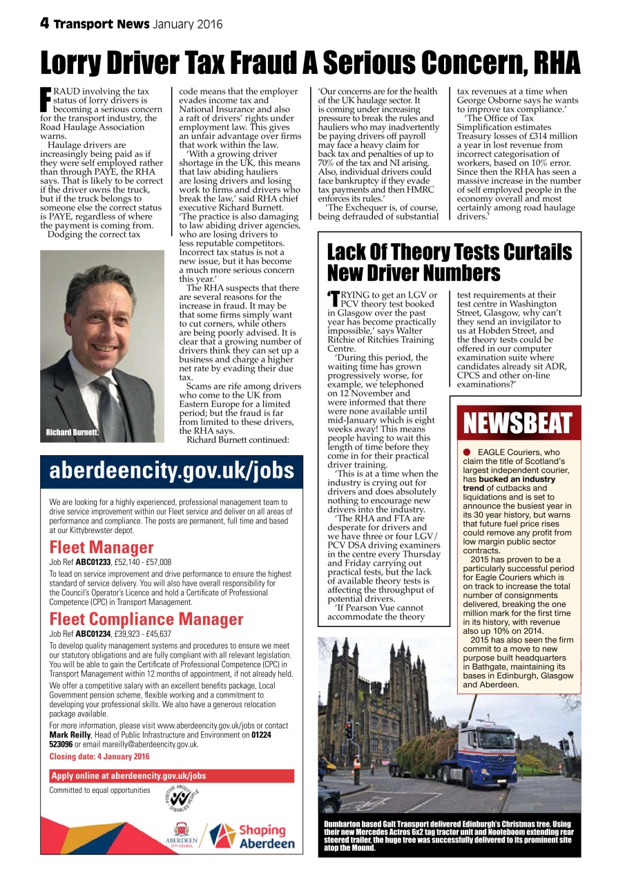 Transport News Preview Pages