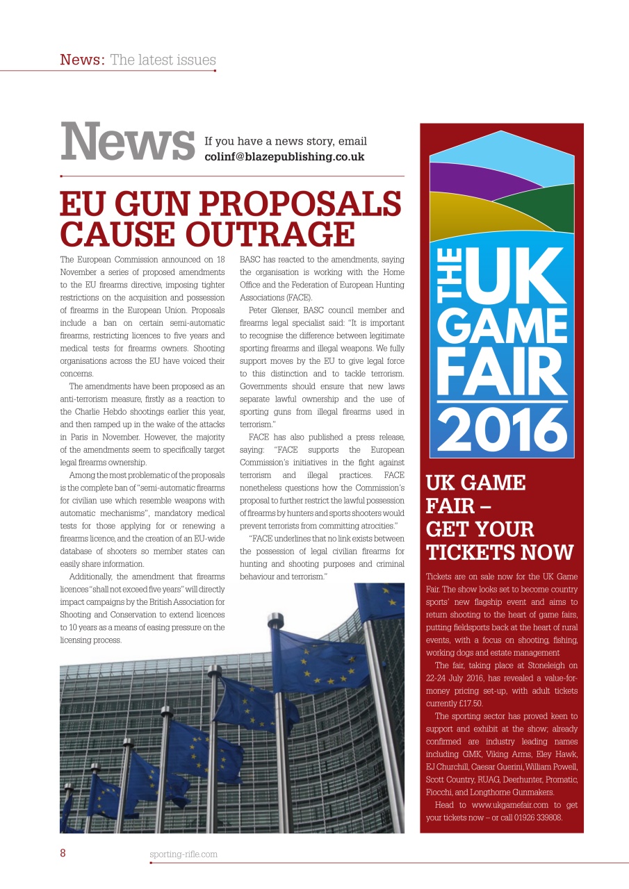 Sporting Rifle Preview Pages