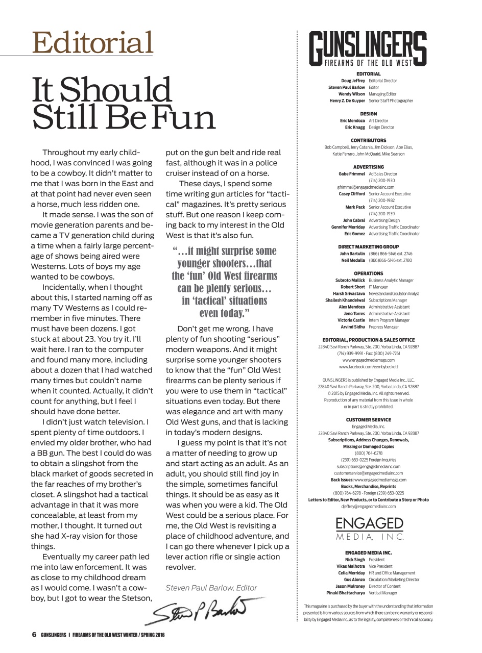 Gun World Preview Pages