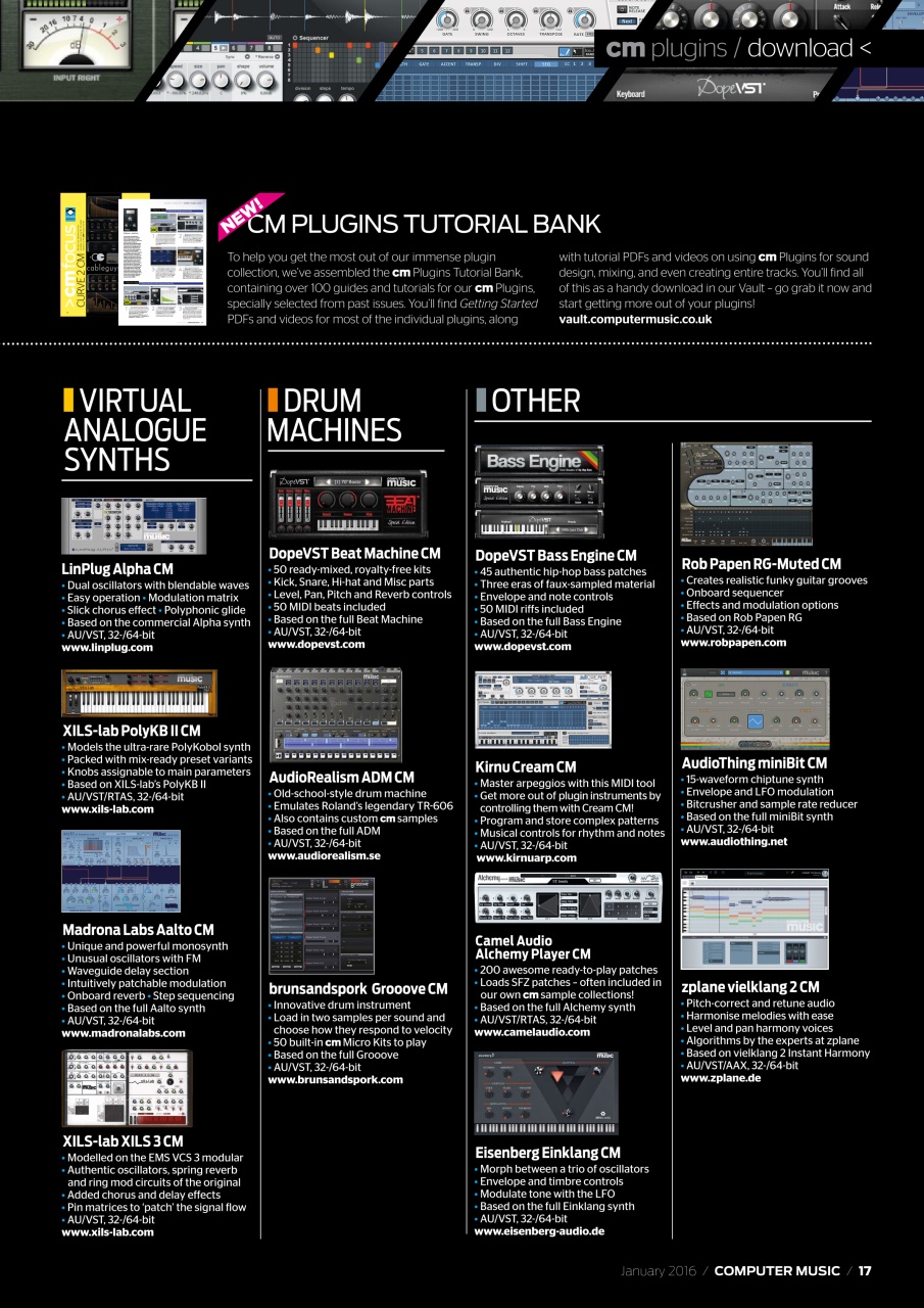 Computer Music Preview Pages