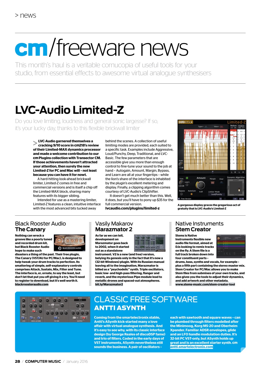 Computer Music Preview Pages