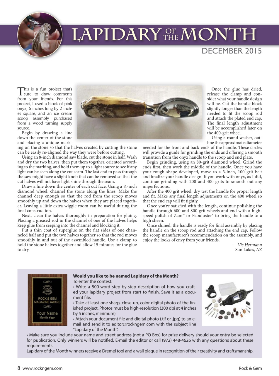 Rock&Gem Magazine Preview Pages