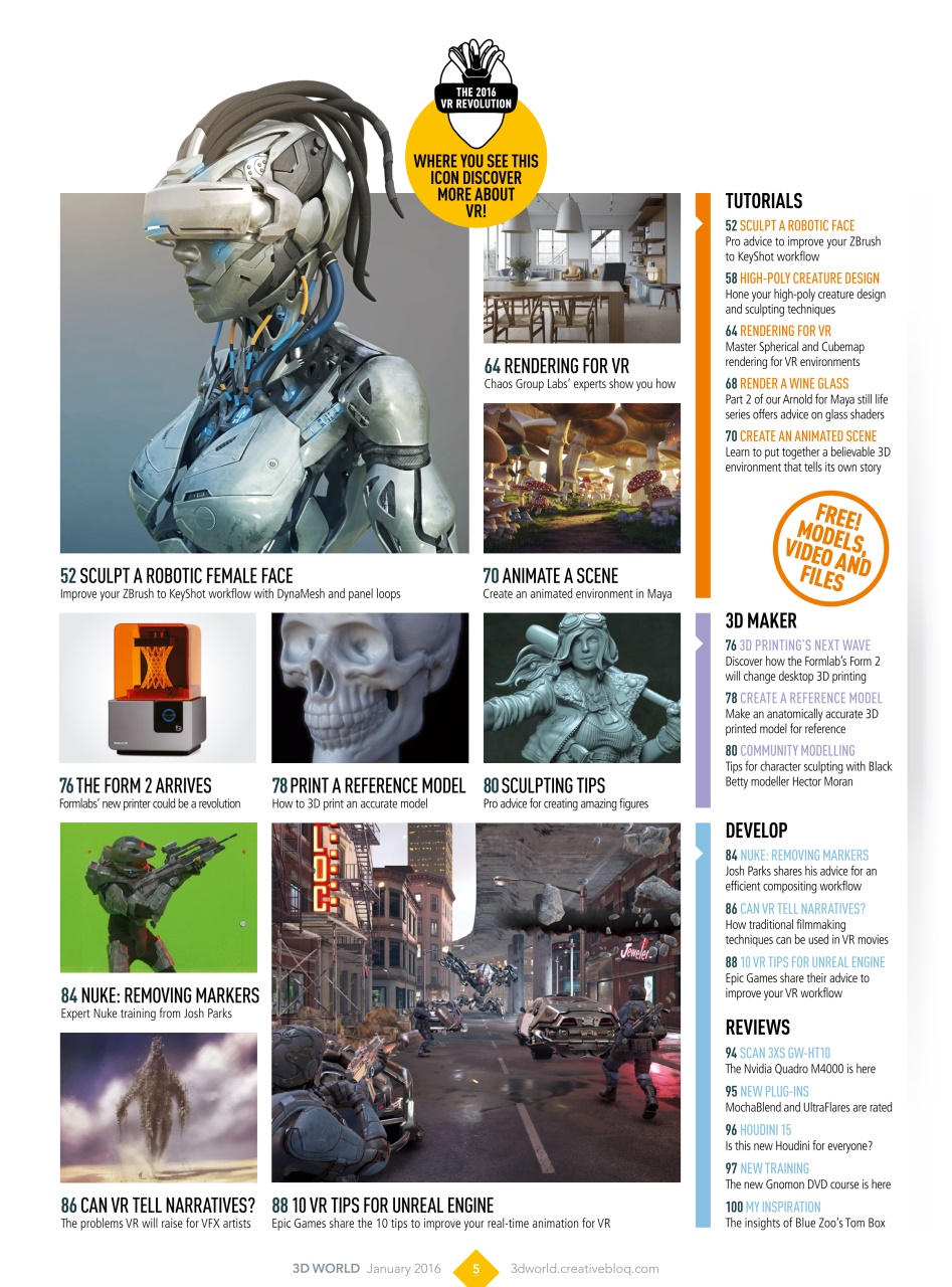 3D World Preview Pages