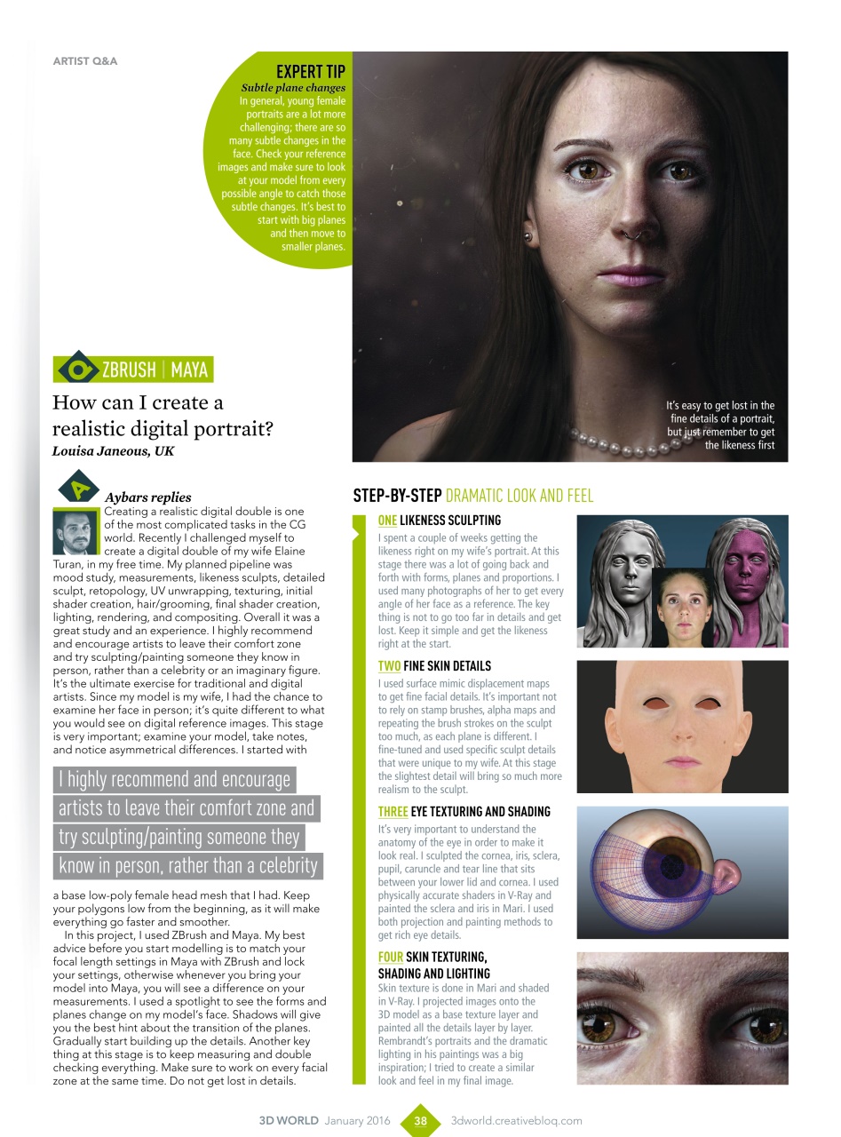 3D World Preview Pages