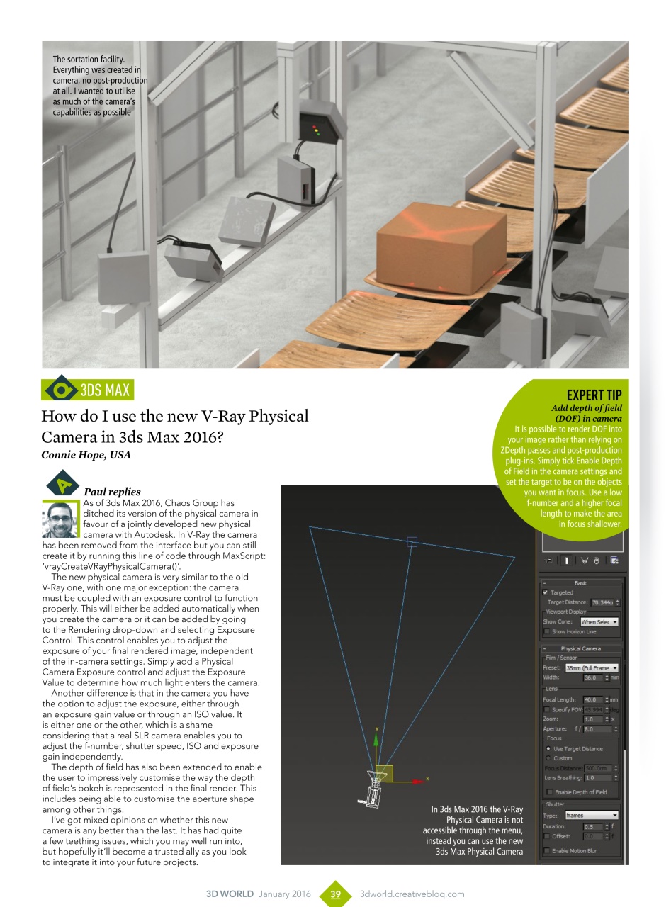 3D World Preview Pages