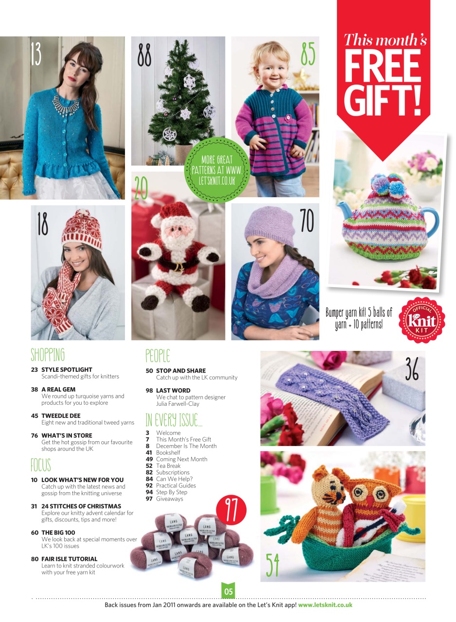 Let's Knit Preview Pages