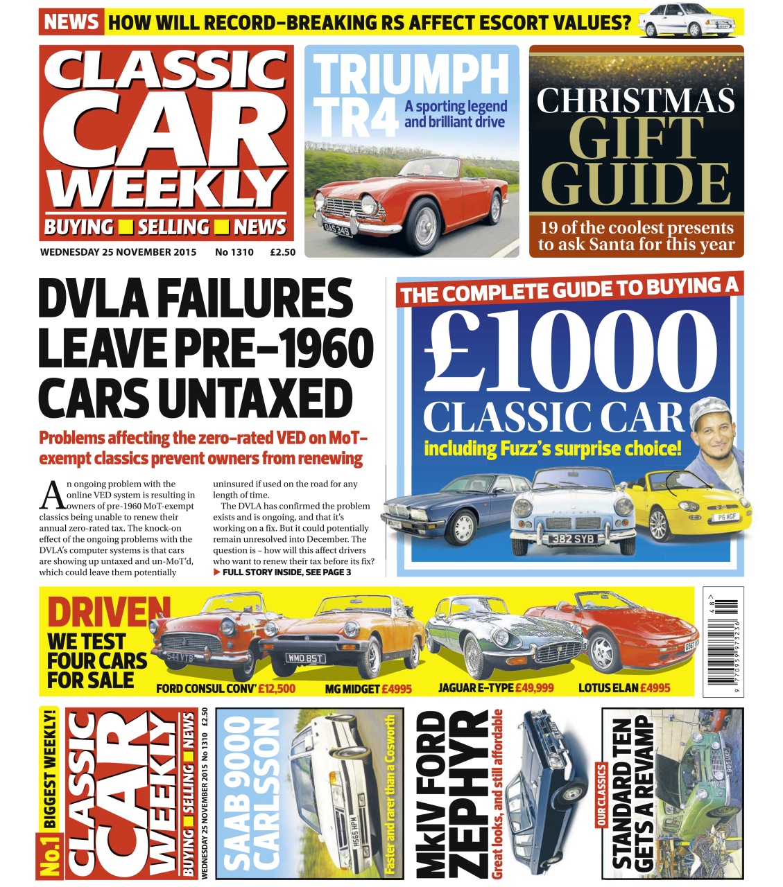 Classic Car Weekly Preview Pages