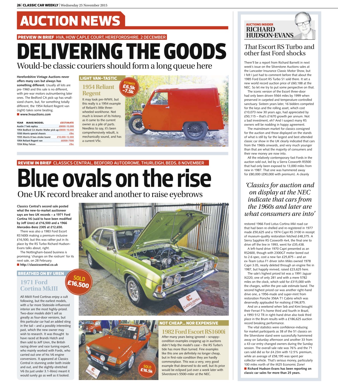 Classic Car Weekly Preview Pages
