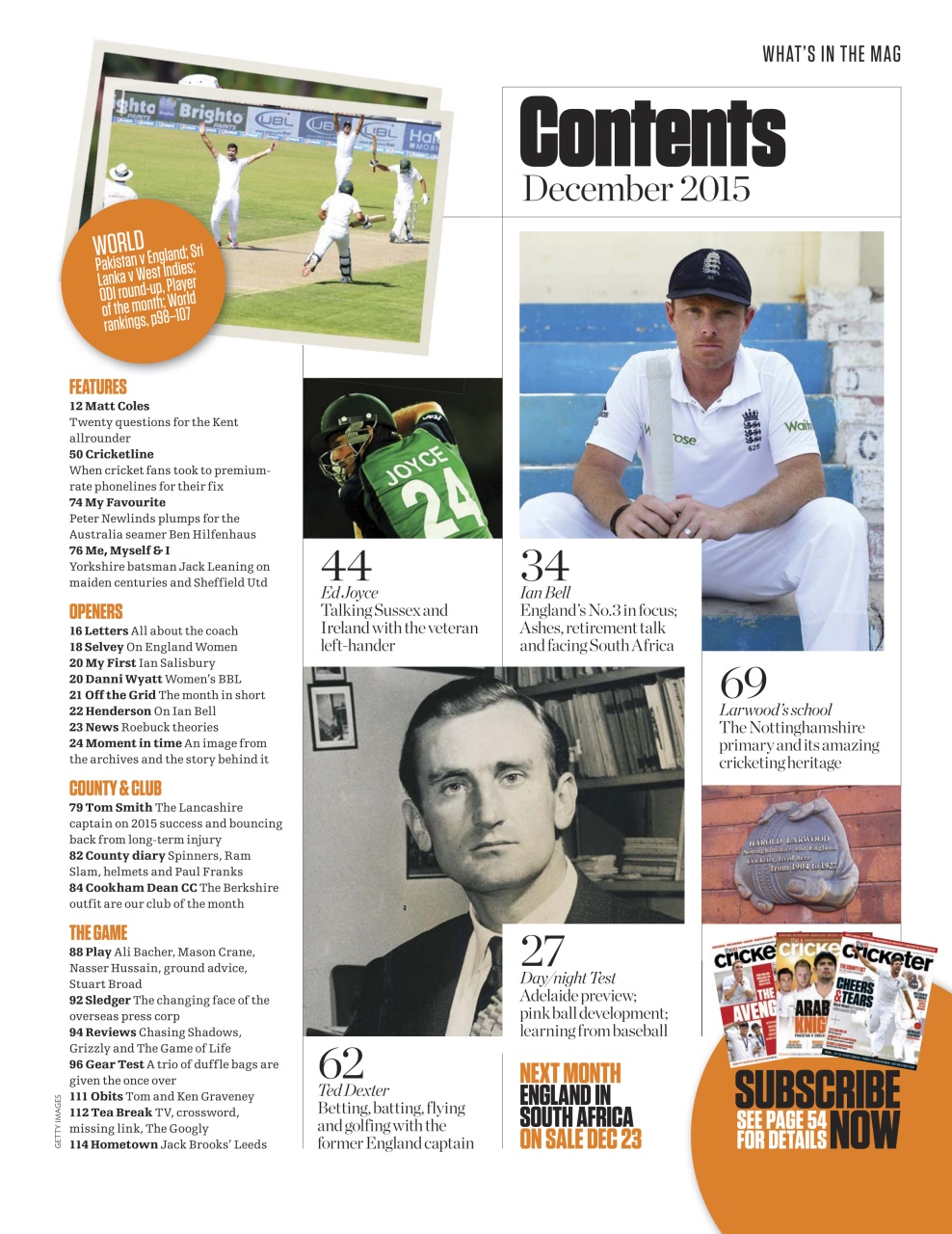 The Cricketer Magazine Preview Pages