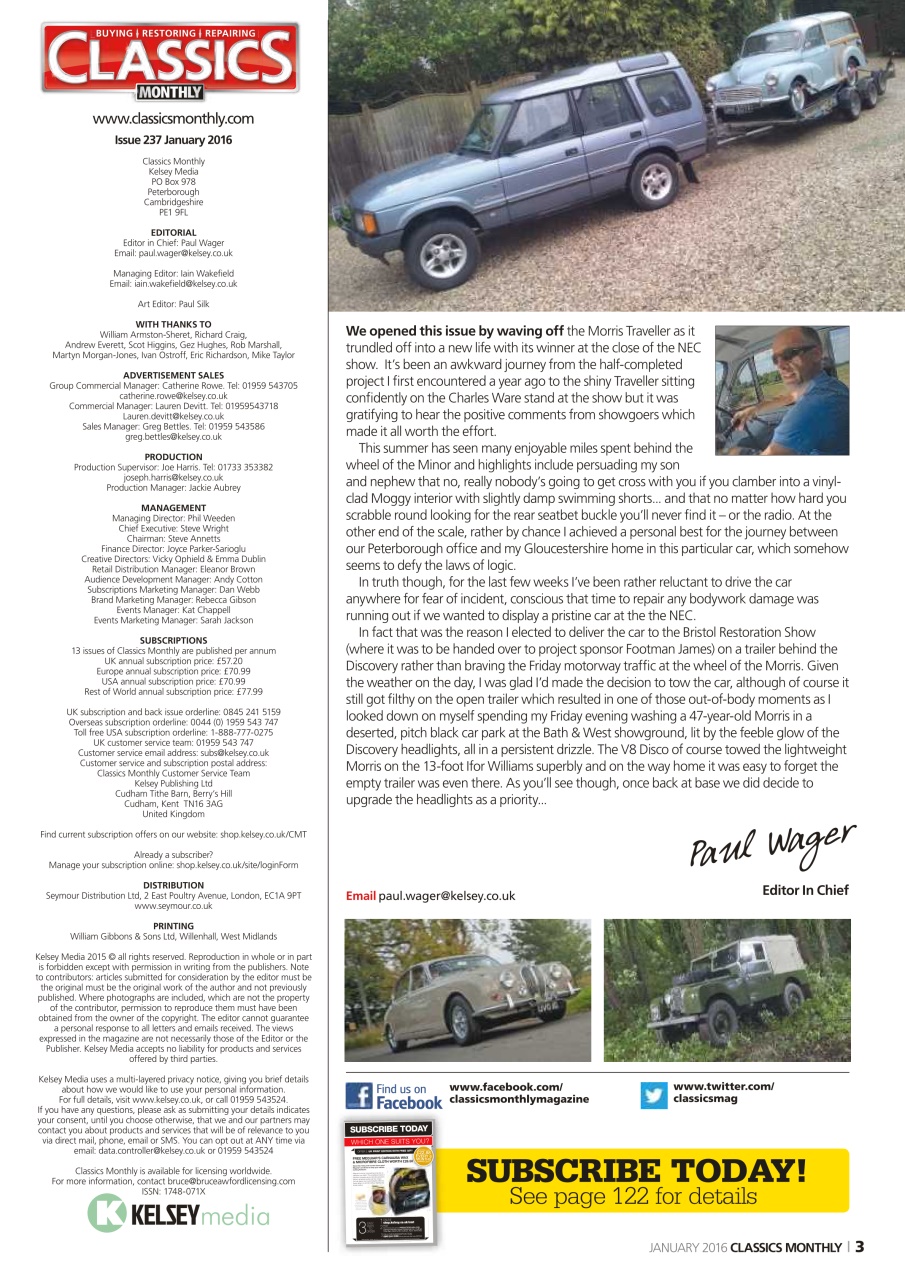 Classics World Preview Pages