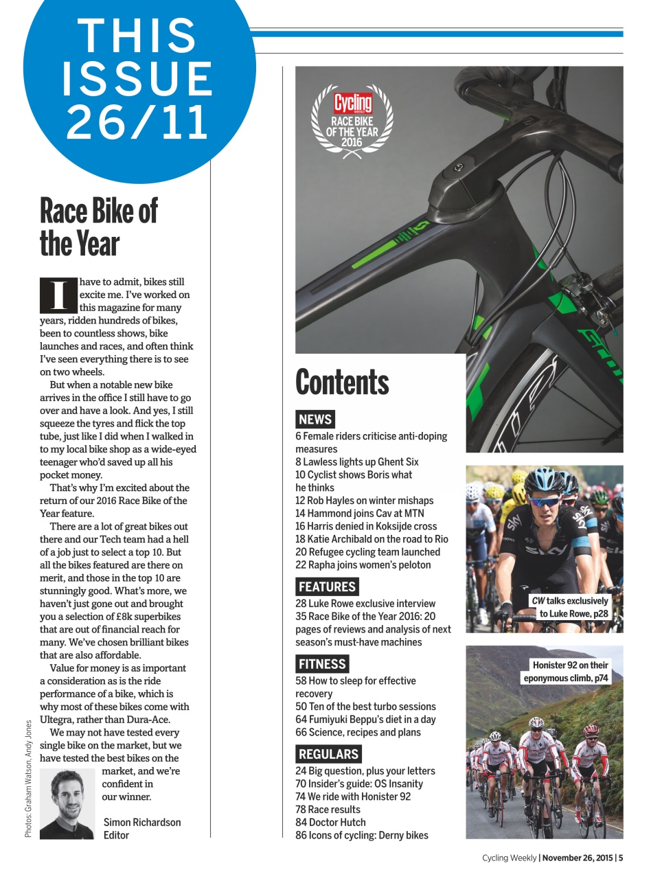 Cycling Weekly Preview Pages