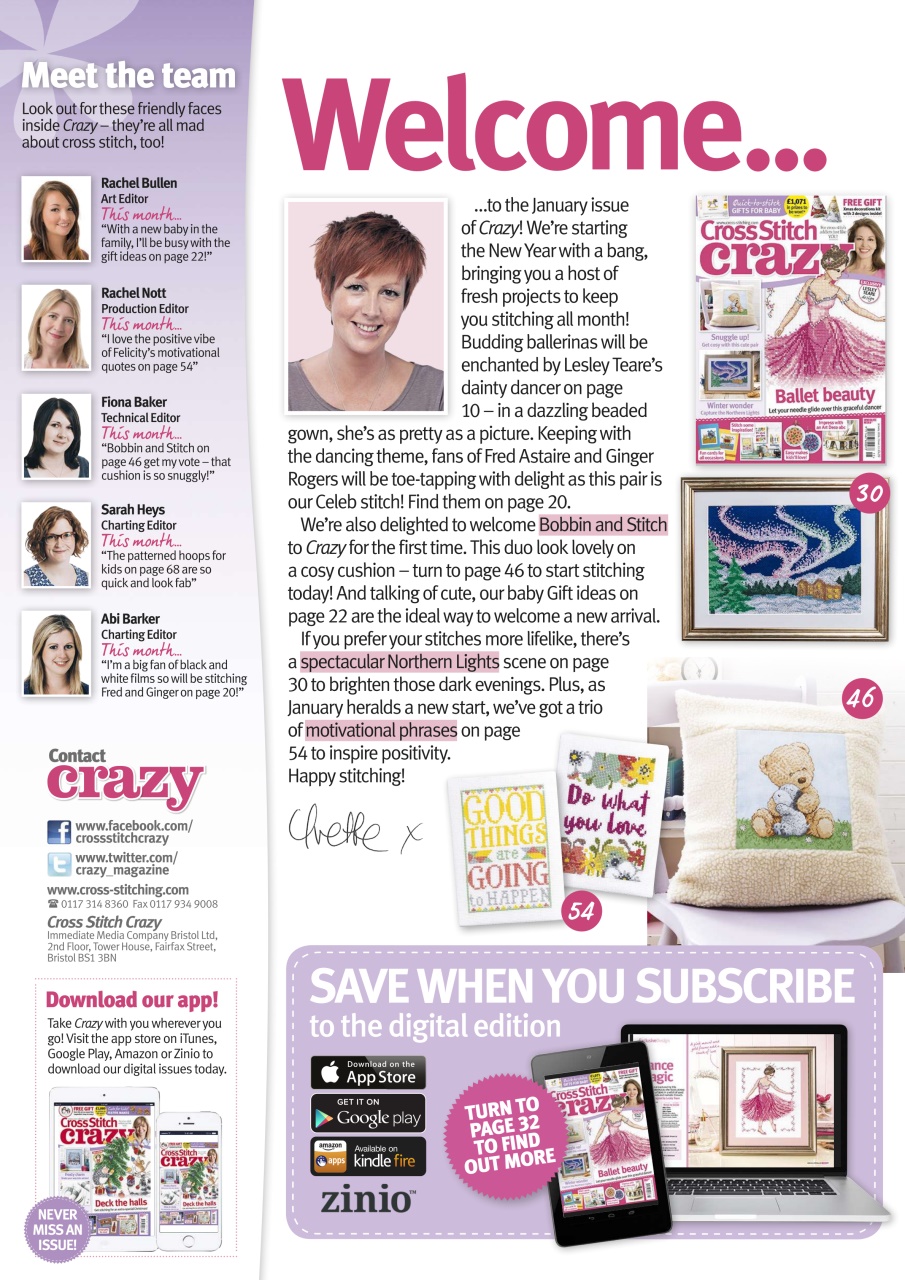 Cross Stitch Crazy Preview Pages