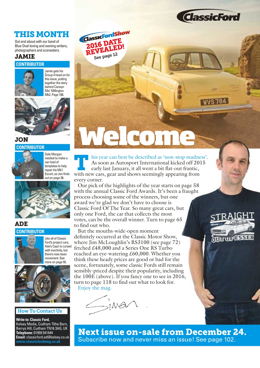 Classic Ford Preview Pages