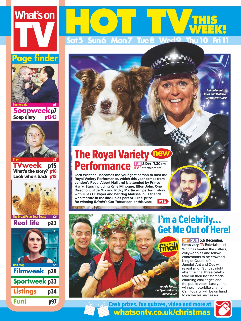 What's on TV Preview Pages