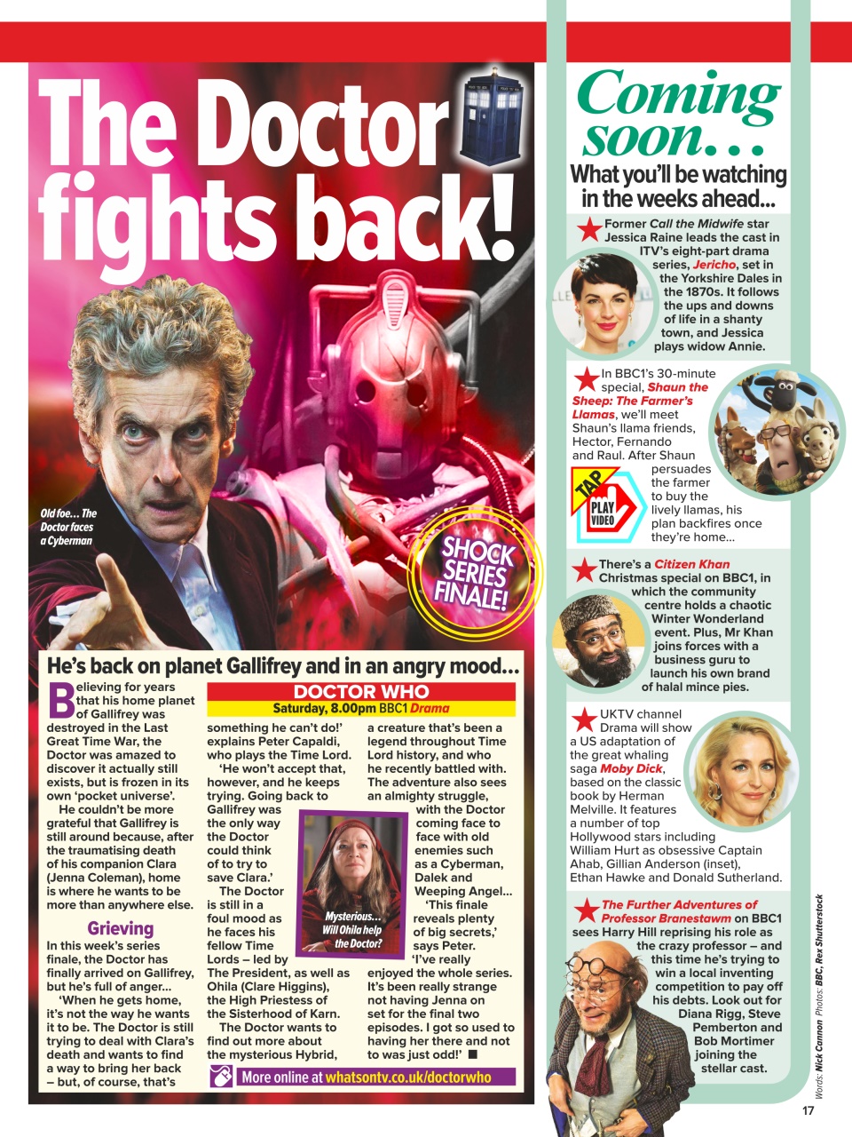 What's on TV Preview Pages