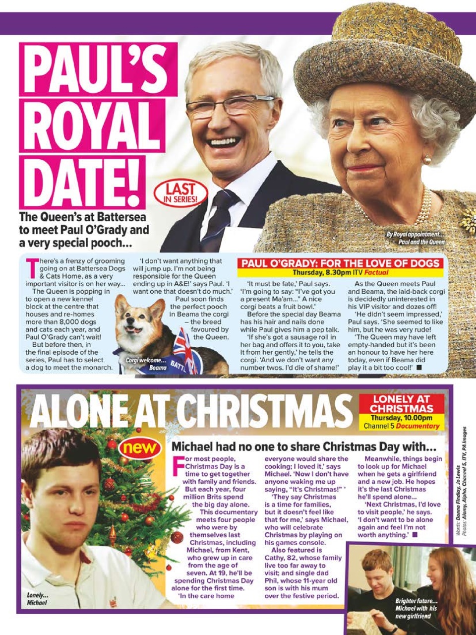 What's on TV Preview Pages