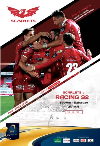 Scarlets Matchday Programme issue 
