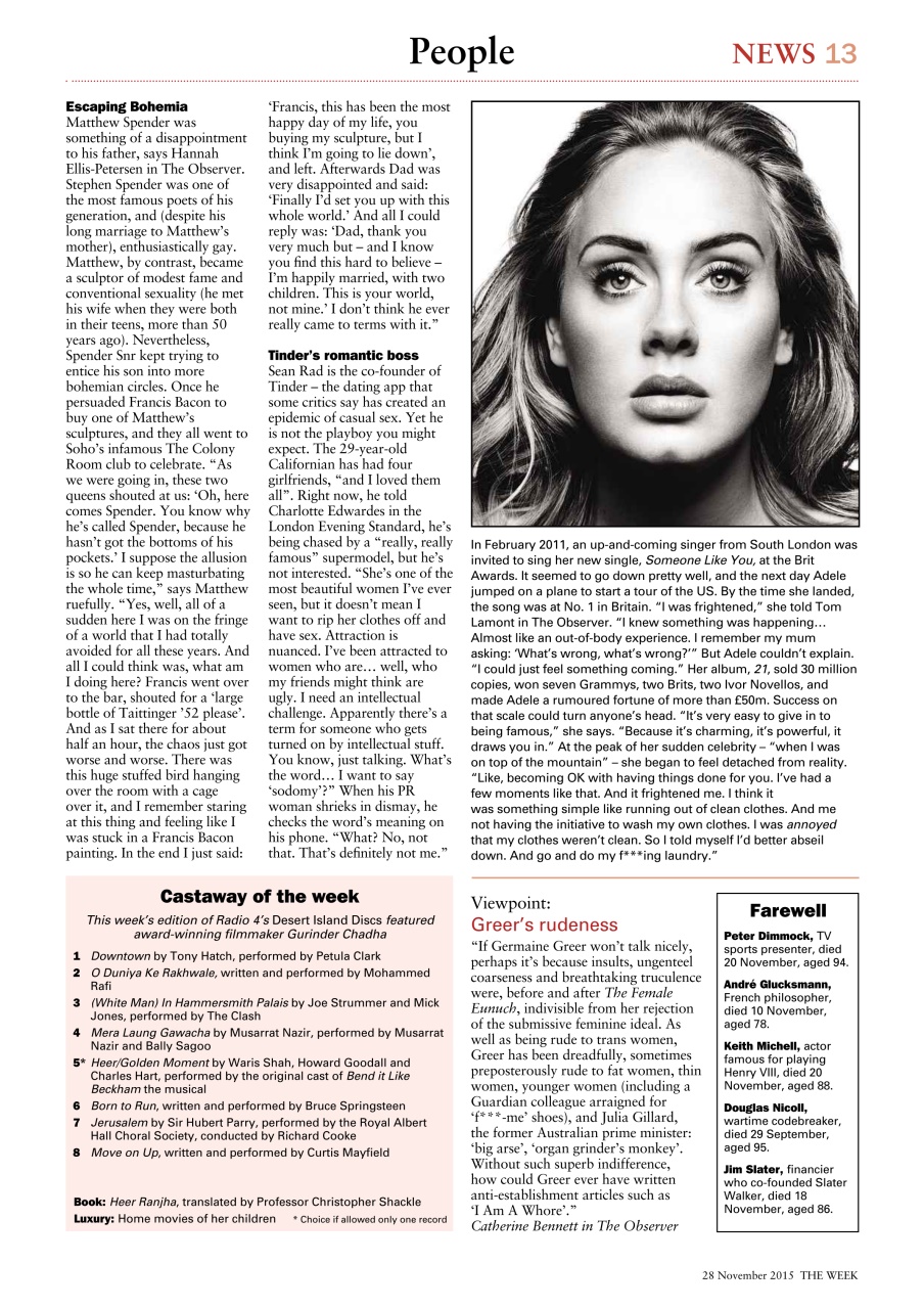 The Week Preview Pages